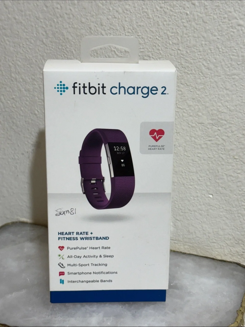 fitbit Charge 2 Fitness Wristband - Purple